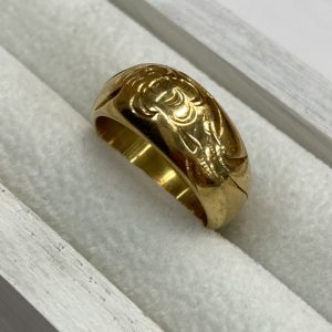 K18 デザインリング 18金 750